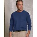 Blair Men's John Blair Everyday Jersey Knit Long-Sleeve Pocket Tee - Blue - MED