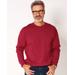 Blair Men's John Blair Everyday Jersey Knit Long-Sleeve Pocket Tee - Red - XLG