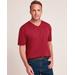 Blair Men's John Blair Everyday Jersey Knit Short-Sleeve Pocket V-Neck Tee - Red - 3XL