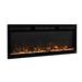 Touchstone Sideline Fury 57 Inch Wide Smart Electric Fireplace- Thin 4.5 Inch Depth - Recessed or Wall Mounted in Black | Wayfair 80055