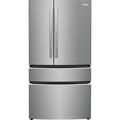 Frigidaire 36" x 34.6" French Door 27.2 cu. ft. Energy Star Refrigerator in Black/Gray/White | 70.2 H x 36 W x 34.6 D in | Wayfair GRMN2872AF