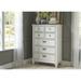 Colburn 5 Drawer 38" W Solid Wood Chest Wood in White Laurel Foundry Modern Farmhouse® | 54 H x 38 W x 19 D in | Wayfair