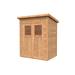 Leisure Season Nordic Spruce Wooden Heavy Duty Lean-To Storage Shed w/ Double Doors in Brown | 91 H x 70 W x 49 D in | Wayfair URB6X421