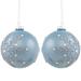 Northlight Seasonal No Pattern Ball Ornament Glass in Blue | 4 H x 4 W x 4 D in | Wayfair NORTHLIGHT TR94988