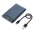 Boîtier de disque dur externe USB 2.5 type C transparent mobile HDD SSD USB 3.1 portable avec