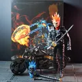 Moto Marvel mesurost Rider modèle Shoous Skull Flame jouet en alliage pour homme et garçon