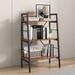 Trent Austin Design® Matteson 23.62" W Iron Ladder Bookcase in Black/Brown | 37.2" H x 23.6" W x 13.6"D | Wayfair 3BCE57CA2E7B4D0D8DC6588B1458BD84