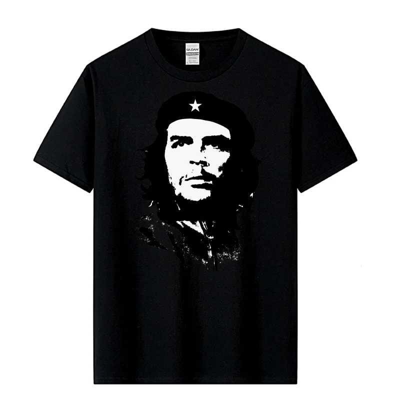 Hommes de haute qualité à manches courtes 100% coton Che Guevara révolution imprimé hommes T-shirt décontracté col rond hommes T-shirt femme T-shirt