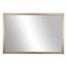 Ebern Designs Zarif Framed Wall Mirror Ideal for Bathroom Mirror/Vanity Mirror. Includes Safety Backing. in Brown | 28 H x 60 W x 1 D in | Wayfair