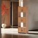Ebern Designs Partaap Storage Bookcase Wood in Brown | 66.33 H x 23.62 W x 11.81 D in | Wayfair 51DE3EEA6D45431E824830D4917D21C4
