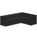Rebrilliant Outdoor Patio Sectional Cover, Polyester in Black | 102 H x 75 W x 30 D in | Wayfair 6E7E992D6202473FBB3B04E699B03022