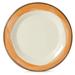 Ebern Designs Wattington 7.5" Melamine Salad Or Dessert Plate, Set of 4 Melamine in Orange/White | 7.5 W in | Wayfair