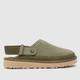 UGG goldenstar clog sandals in moss green