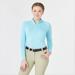 Piper SmartCore Long Sleeve ¼ Zip Sun Shirt - L - Light Electric Blue - Smartpak