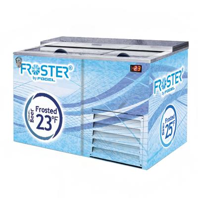 Fogel FROSTER-B-50-HCB 51 1/4" Forced Air Bottle Cooler - Holds (336) 12 oz Bottles, Black, 115v