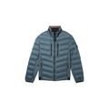 Tom Tailor Hybrid Jacke mit abnehmbarer Kapuze Herren dusty dark teal, Gr. XXXL, Polyester, Männlich Jacken outdoor