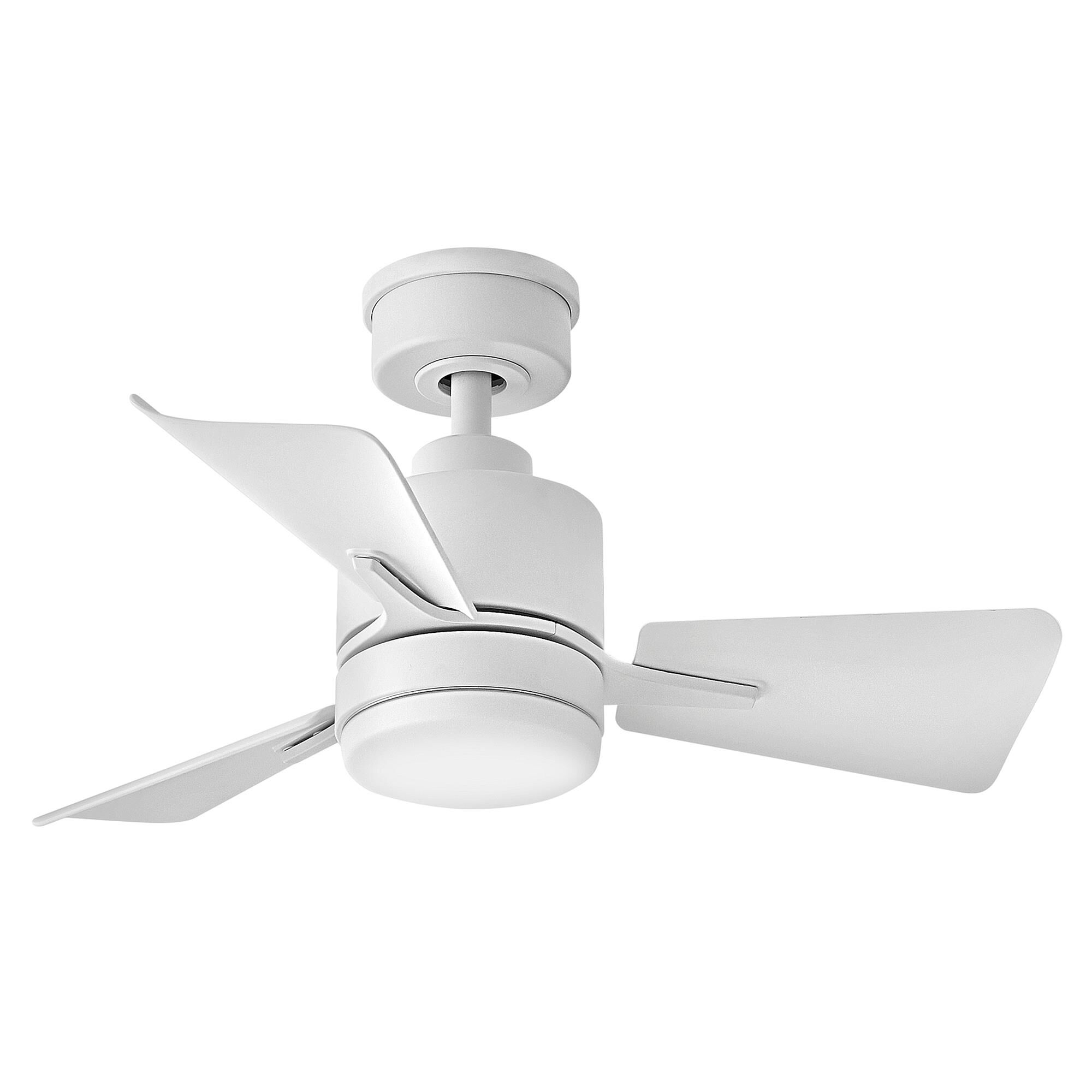 Hinkley Lighting Atom 30 Inch Ceiling Fan - 906030FMW-LDA
