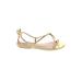 Schutz Sandals: Gold Shoes - Women's Size 6 - Open Toe