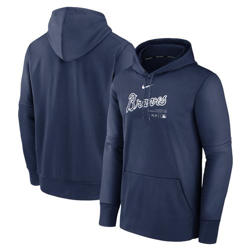 Atlanta Braves Authentic Therma Fleece Hoodie - Herren