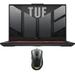 ASUS TUF Gaming A17 Gaming/Entertainment Laptop (AMD Ryzen 7 7735HS 8-Core 17.3in 144Hz Full HD (1920x1080) GeForce RTX 4060 32GB DDR5 4800MHz RAM Win 11 Home) with TUF Gaming M3