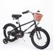 Kids Bike, Kids' Cruiser Bike with Basket, Coaster Brake and Training Wheels, 12-14-16-18-20 inch