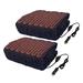 Heated Blanket 2-Pack - Portable 12V Electric Travel Blanket Set for Car, Truck, RV - Tailgating Essentials by Stalwart (Blue)