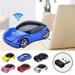 Jacenvly 2024 Valentines Day Decor Clearance 2.4Ghz 1200Dpi Car-Shape Wireless Optical Mouse Usb Scroll Mice For Pc Tablet Laptop Computer Bathroom Decor Blue