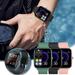 Jacenvly 2024 New Watch Batteries Clearance Smart Watch 1.54-Inch Screen Fitness Watch Suitable For Men And Women Ip67 Waterproof Sports Smart Watch Smart Watch Black