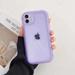 Case for iPhone 11 6.1 inch Clear Mobile Phone Case Soft TPU Silicone Case Non-Yellowing Crystal Case Scratch-Resistant Phone Case Slim Case Transparent Cover - Purple