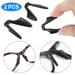 Pairs Anti Slip Glasses Ear Hooks Tip Eyeglasses Grip Temple Holder Nose Pad Kit