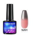 Color Changing Gel Nail Polish 8ml Temperature Changing Colors Including Red Pink Purple Mood Changing Gel Manicure Kit for Nail Art Home DIY