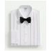 Brooks Brothers Men's Supima Cotton Poplin Vintage Pleat Front, English Collar, Tuxedo Shirt | White | Size 17½ 35