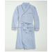 Brooks Brothers Men's Stretch Cotton Seersucker Striped Robe | Blue | Size XL