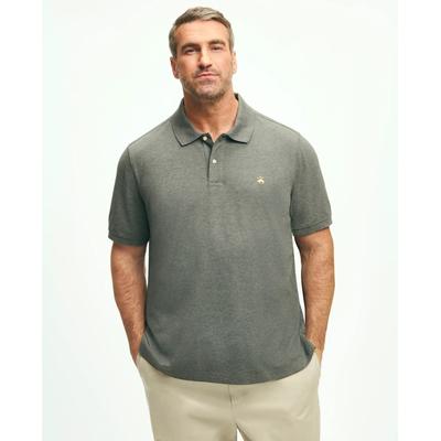 Brooks Brothers Men's Golden Fleece Big & Tall Stretch Supima Polo Shirt | Charcoal | Size 3X Tall