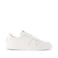 TOMS Men's Travel Lite Court White Leather Sneakers Shoes Natural/White, Size 14