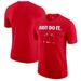 Men's Nike Red Chicago Bulls Just Do It T-Shirt