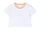 Givenchy , Kids White T-Shirt with Logo Print ,White female, Sizes: 8 Y