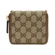 Gucci , Brown Women`s Original GG Fabric and Leather Wallet Mod. 346056 Ky9Lg 8610 ,Beige unisex, Sizes: ONE SIZE