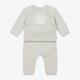 Petit Bateau Grey Whale Wool Knit Baby Trouser Set