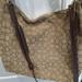 Coach Bags | Coach Signature Handbag, Size Approx. 12 X 13 | Color: Brown/Cream | Size: Os