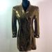 Zara Dresses | Long Sleeve Sequin Fitted Blazer | Color: Black/Gold | Size: L