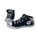 Converse Shoes | Converse Chuck Taylor All Star Boys Sz 3 Athletic Sneakers Black Camo Mid Top | Color: Black/White | Size: 3bb