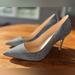 Kate Spade Shoes | Kate Spade Vivian Smoke Heels Glitter Silver Size 8.5 M | Color: Black/Silver | Size: 8.5