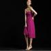 J. Crew Dresses | J. Crew Juliet 100% Silk Chiffon Strapless Dress Magenta, Size 14 | Color: Pink/Purple | Size: 14