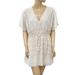 Free People Dresses | Free People Love Your Chaos Tunic Mini Dress Ivory Metallic Printed S Nwd | Color: Pink | Size: S