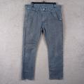 Levi's Jeans | Levis 514 Jeans Mens 34x34 Straight Beige Patch 1873 Gray Denim Stretch | Color: Gray | Size: 34