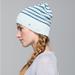 Lululemon Athletica Accessories | Lululemon Mind Your Practice Toque Crochet Knit Hat Beanie In Blue | Color: Blue/Silver | Size: Os