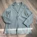 Athleta Jackets & Coats | Athleta Eastbound Blazer Minimalistic Grey Sage Green Size 6 | Color: Gray/Green | Size: 6