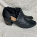Anthropologie Shoes | Anthropologie Silent D Bichon Black Cutout Heeled Leather Bootie Size 10.5 | Color: Black | Size: 10.5