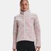 Under Armour Jackets & Coats | M Yarn Dye Full Zip Pink Gray White Under Armour Womens Ua Jacket Nwt $120 | Color: Gray/Pink | Size: M